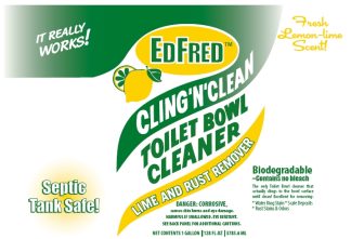 Cling N Clean Toilet Bowl Cleaner - New 4 gallon case!
